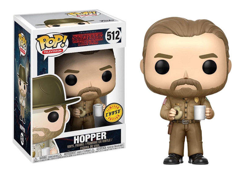 Funko Pop! Television Stranger Things Hopper (Chase) Figure #512 - US