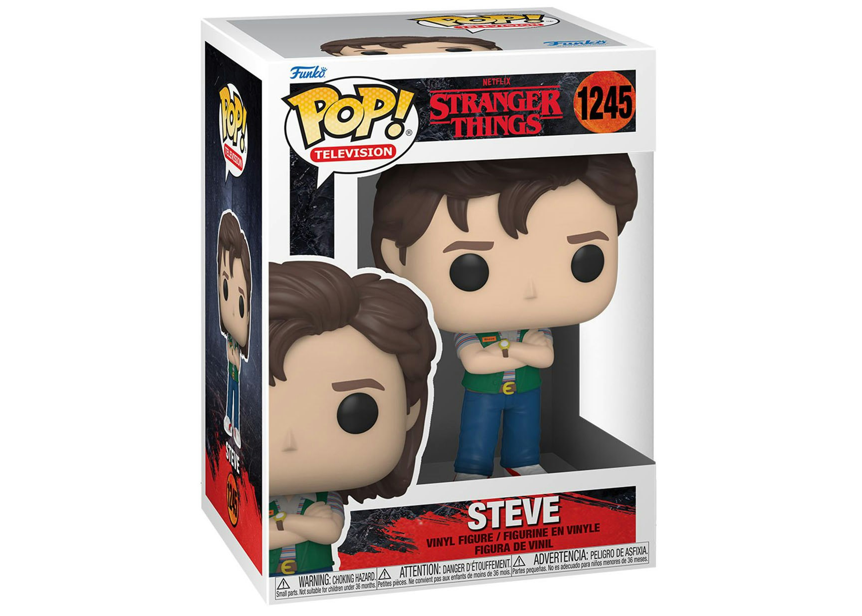 Funko Pop! Television Stranger Things (Season 4) Steve Figure #1245 US