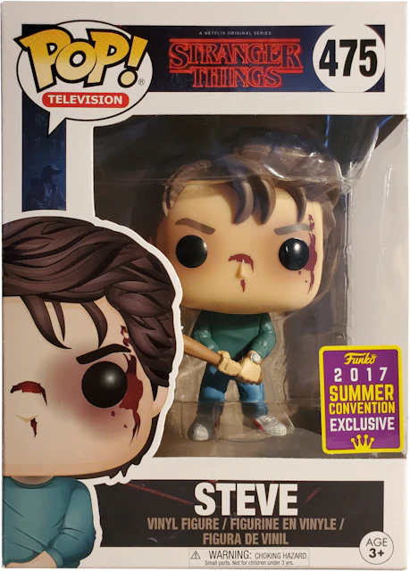 Television Stranger Things Steve Harrington (with Bat) Convention Exclusive Figure #475 -