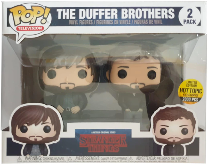 Instrumento riega la flor Caducado Funko Pop! Television Stranger Things The Duffer Brothers Hot Topic  Exclusive 2 Pack - ES