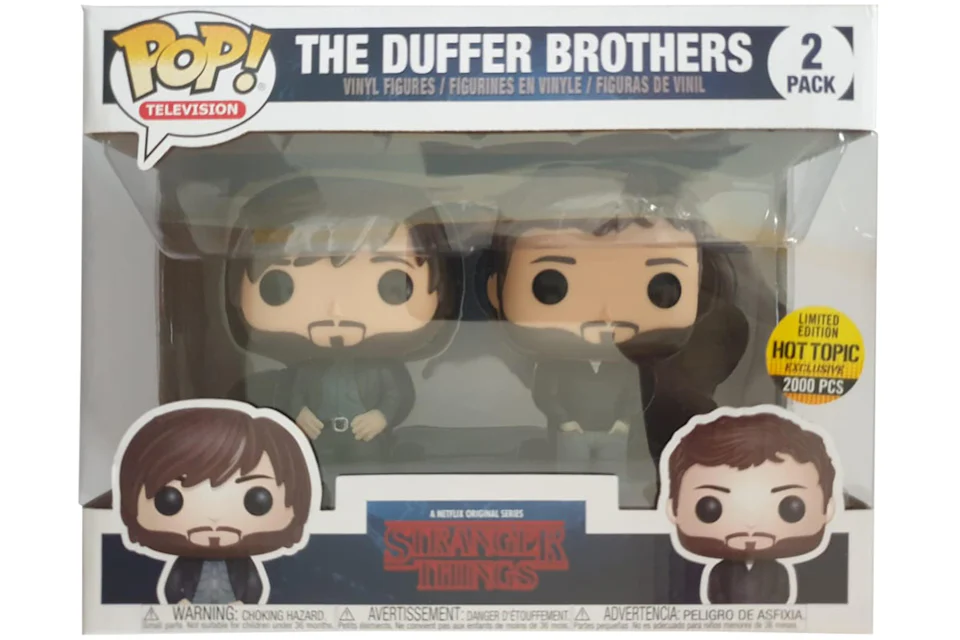 Funko Pop! Television Stranger Things The Duffer Brothers Hot Topic Exclusive 2 Pack