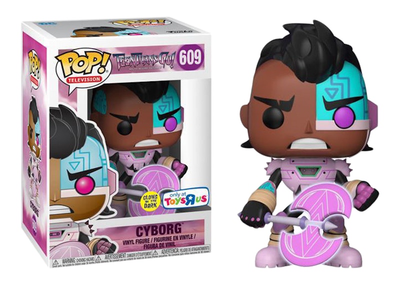 Funko Pop! Television Teen Titans Go! Cyborg (Glow) Toys 'R Us