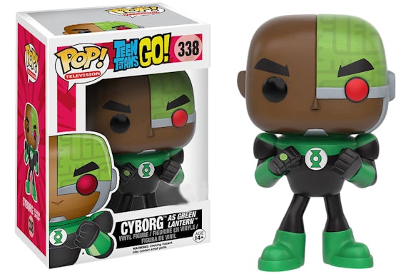 Funko Pop! Television Teen Titans Go! Cyborg as Green Lantern Figure #338