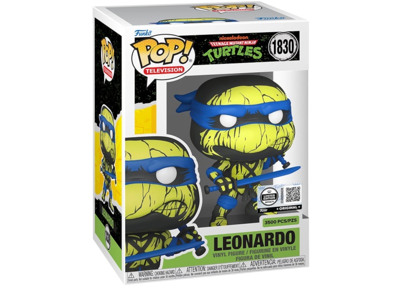 Funko Pop! Television Teenage Mutant Ninja Turtles Leonardo (Deco) Limited Edition Figure #1830