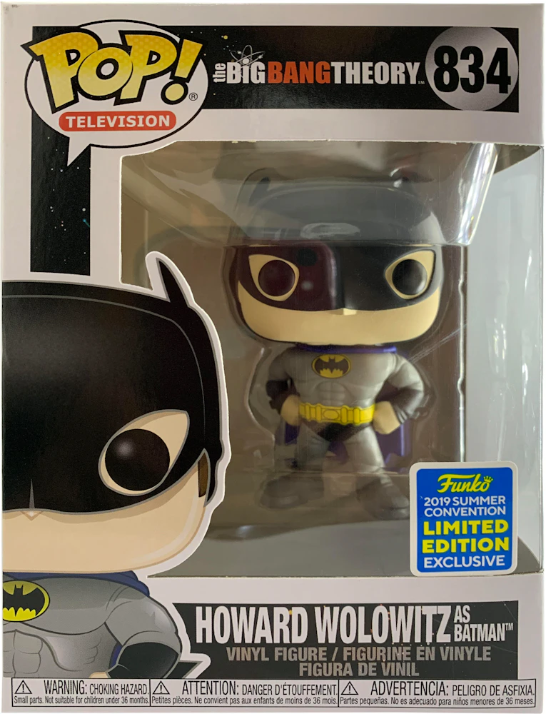 Funko Pop! Television The Big Bang Theory Howard Wolowitz as Batman Summer  Convention Exclusive Figure #834 - US