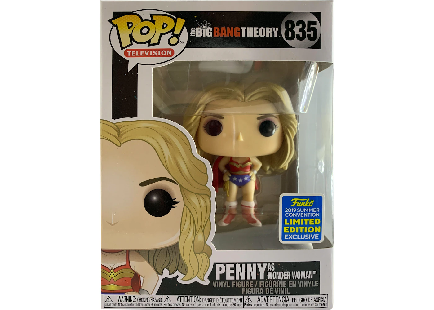 ondsindet Abnorm høflighed Funko Pop! Television The Big Bang Theory Penyy as Wonder Women Summer  Convention Exclusive Figure #835 - US