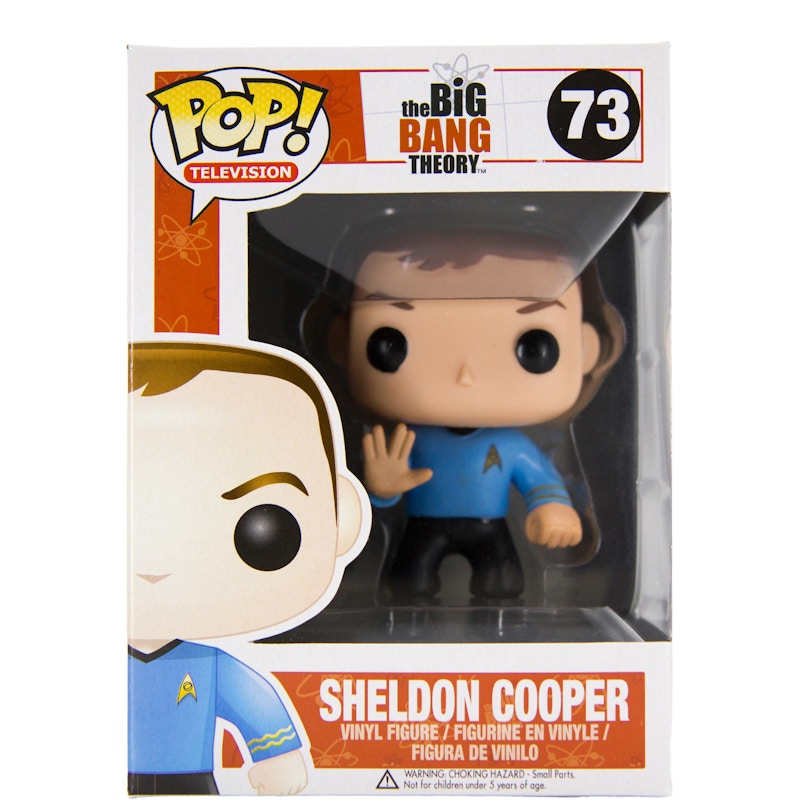 sheldon cooper star trek funko pop