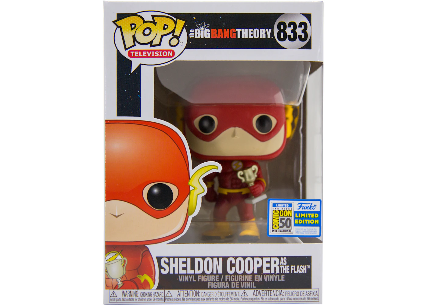Pop! Television The Big Bang Theory Sheldon Cooper as The SDCC Figure #833 - ES