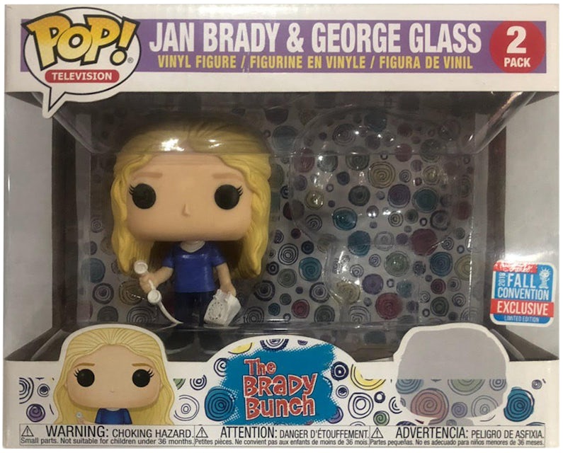 Funko Pop! Television The Brady Bunch Jan Brady & George Glass Fall  Convention Exclusive 2 Pack - FR