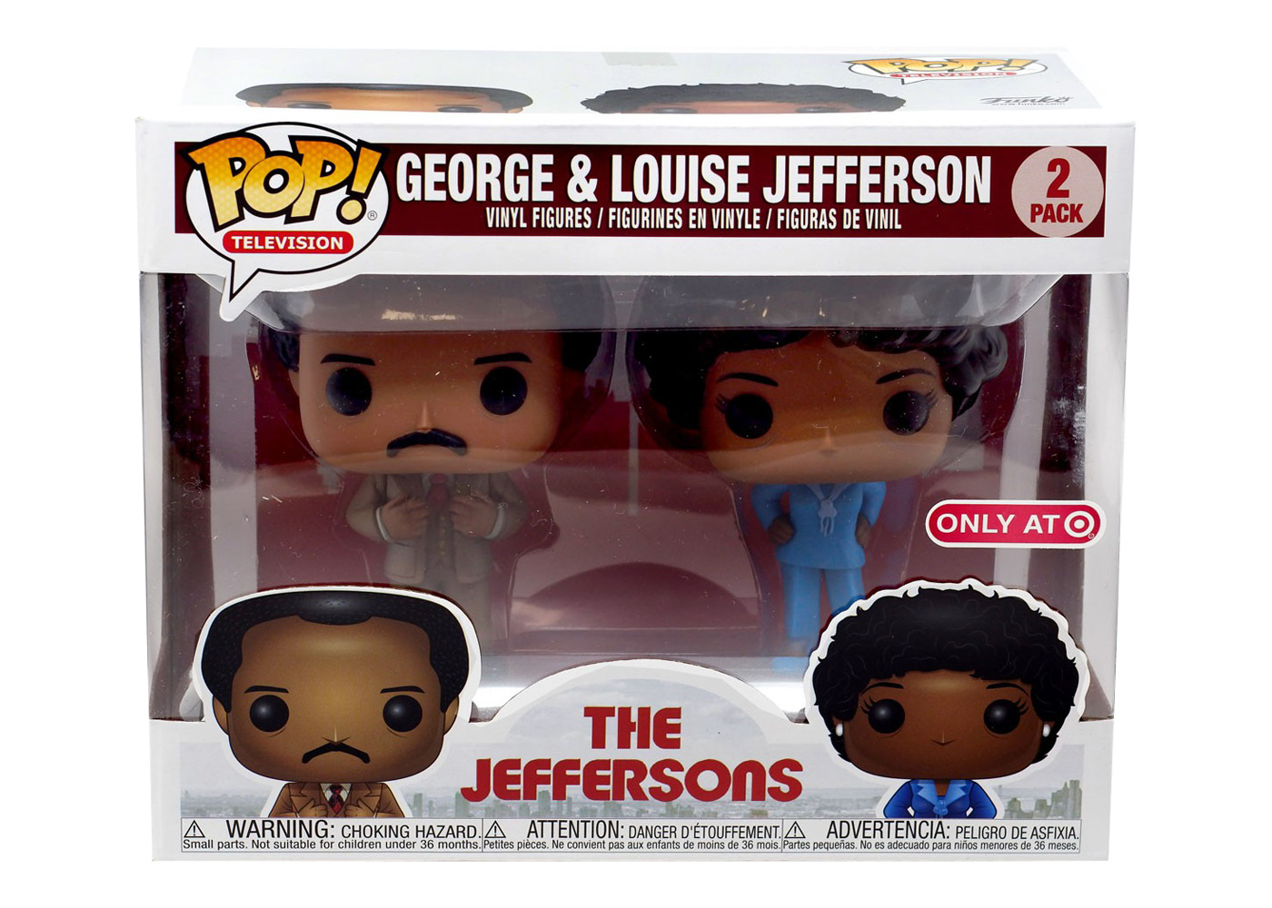 Funko Pop! Television The Jeffersons George & Louise Jefferson