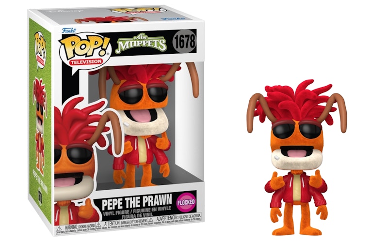 Funko Pop! Television: The Muppets Pepe The Prawn (Flocked) Figure #1678