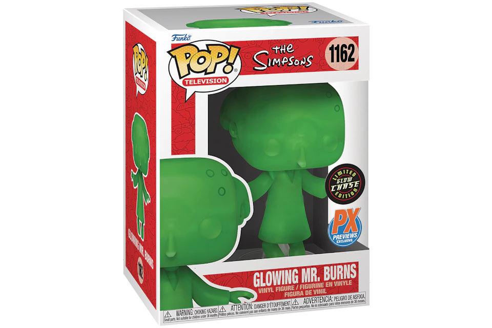 Funko Pop! Television The Simpsons Glowing Mr. Burns PX GITD Chase Exclusive Figure #1162