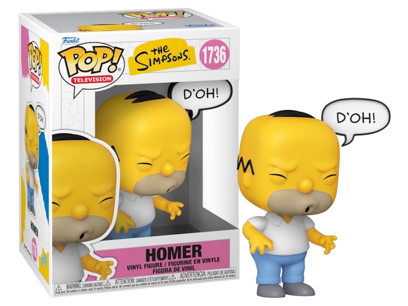 Funko Pop! Television: The Simpsons Homer (D'oh) Figure #1736