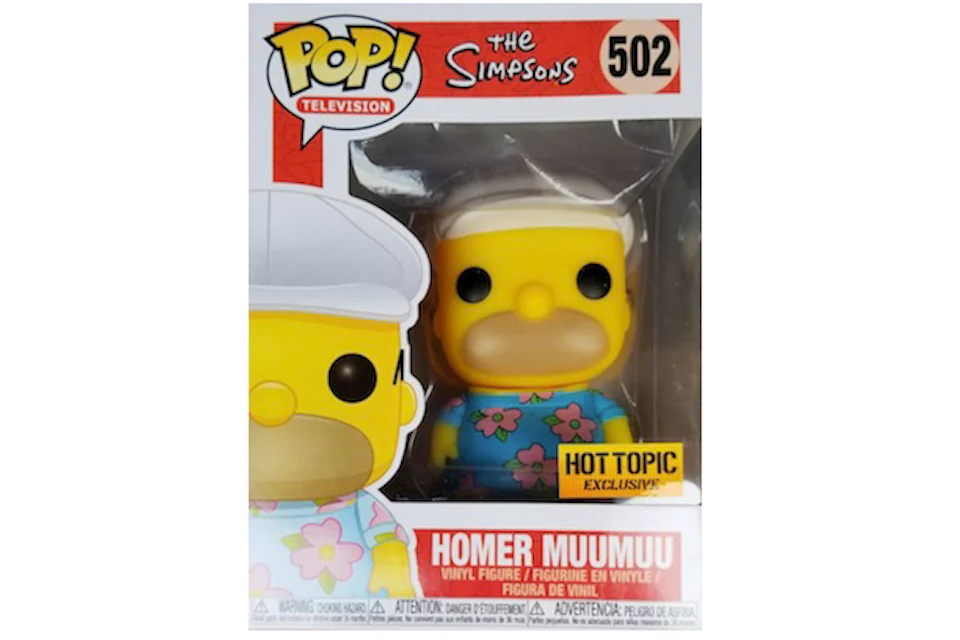 Funko Pop! Television The Simpsons Homer Muumuu Hot Topic Exclusive Figure #502