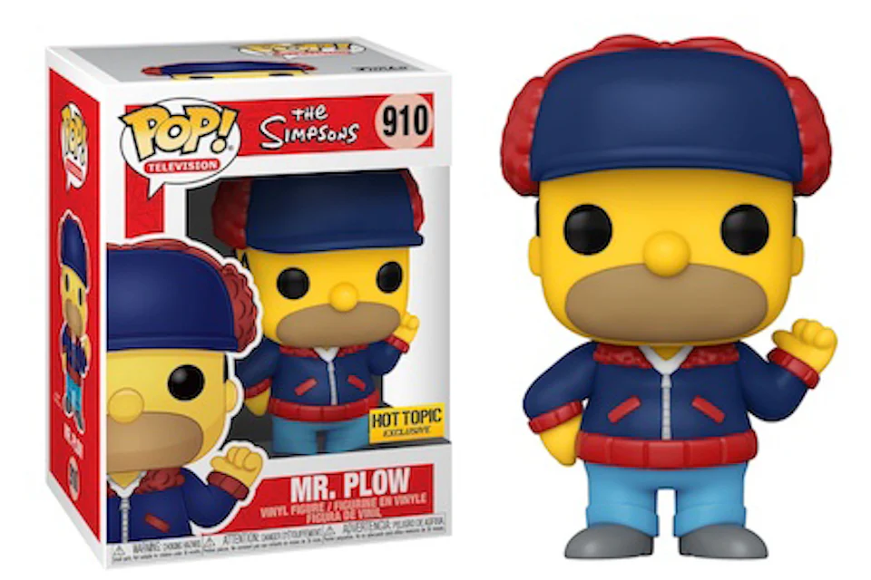 Funko Pop! Television The Simpsons Mr. Plow Homer Simpson Hot Topic Exclusive Figure #910