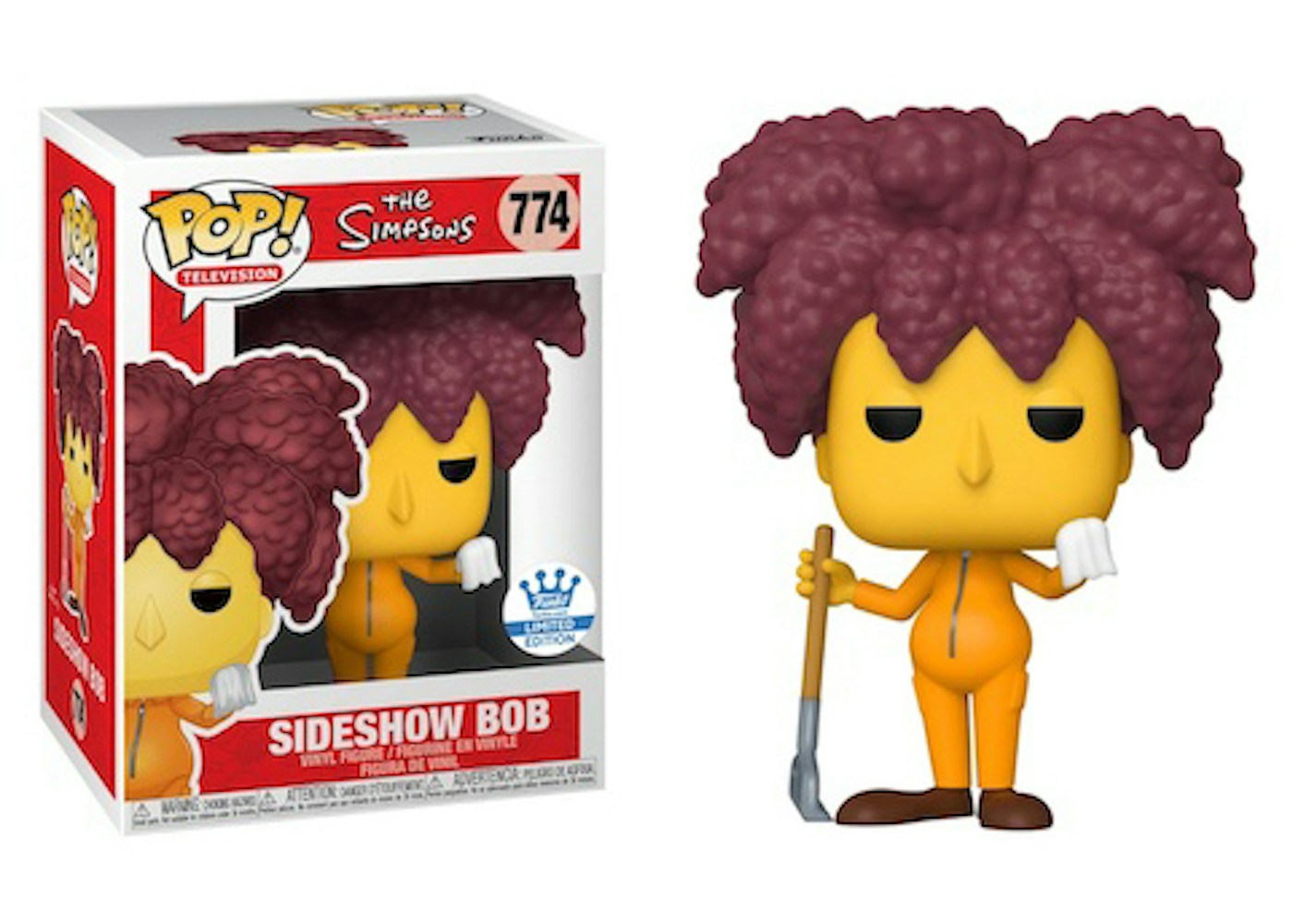 Funko Pop Television The Simpsons Sideshow Bob Funko Exclusive Figure 774 Funko Pop Television The Simpsons Sideshow Bob Funko Exclusive Figure 774