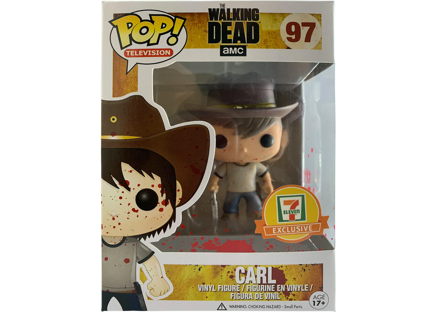 Of anders architect veiligheid Funko Pop! Television The Walking Dead Carl (Bloody) 7 Eleven Exclusive  Figure #97 - US