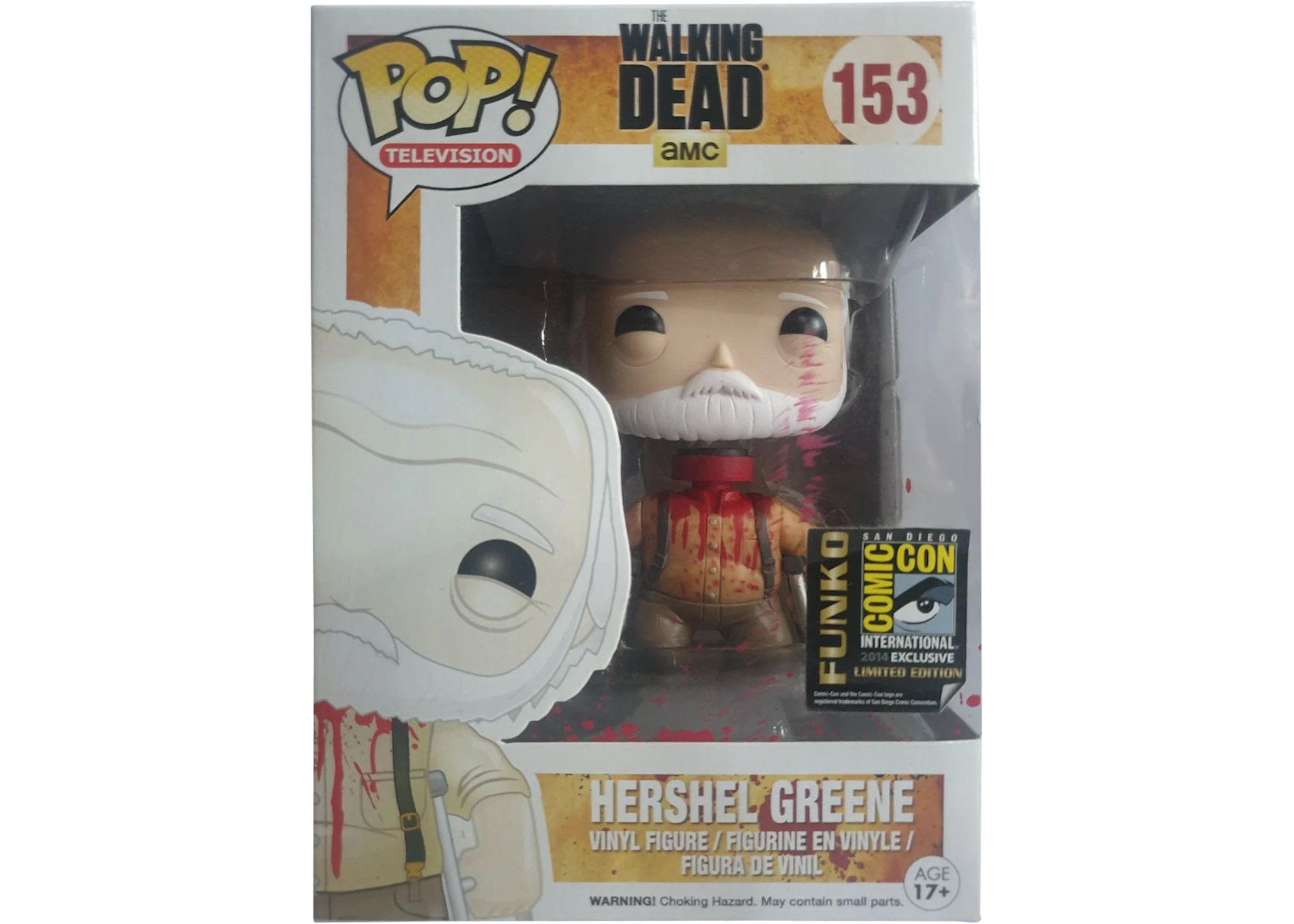 via voedsel Mechanica Funko Pop! Television The Walking Dead Hershel Greene (Headless) SDCC  Figure #153 - US