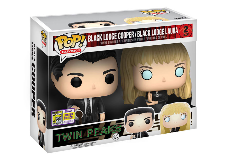Funko Pop! Television Twin Peaks Black Lodge Cooper & Laura SDCC 2