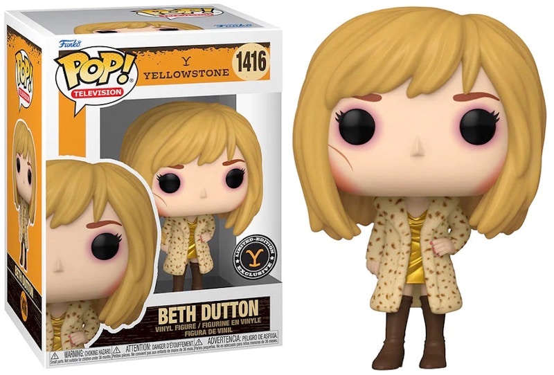 Funko Pop! Television: Yellowstone Beth Dutton (Yellowstone Shop) Figure #1416