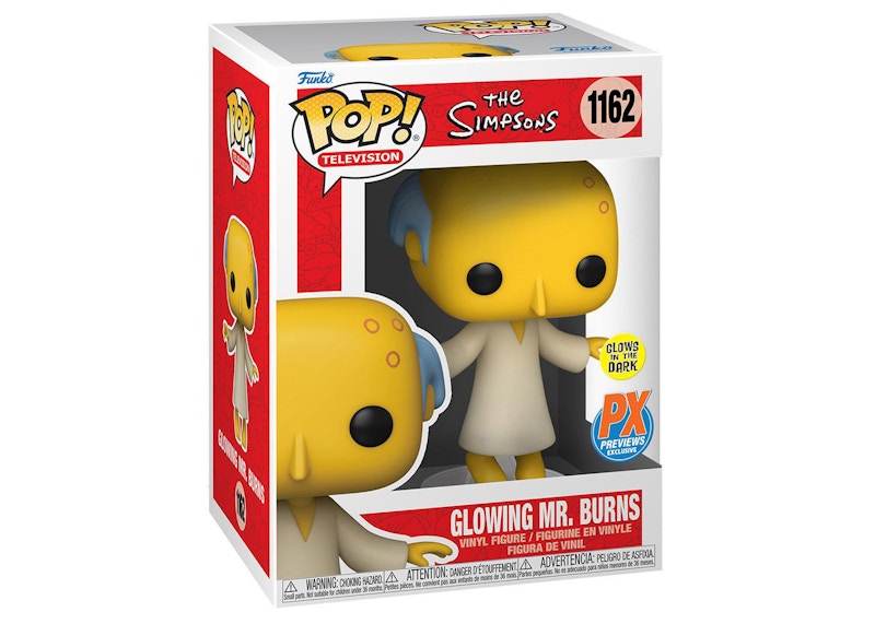 Funko Pop! Television The Simpsons Glowing Mr. Burns PX GITD 