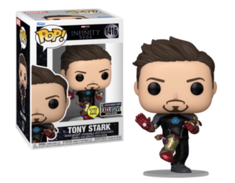 Funko Pop! The Infinity Saga Tony Stark (Glow)(Entertainment Earth) Figure #1416