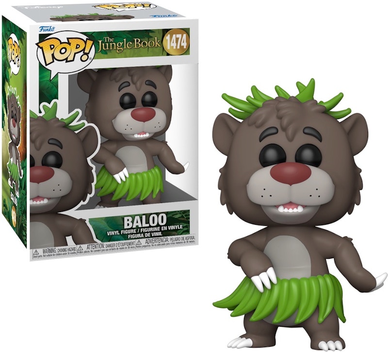 Funko Pop! The Jungle Book: Baloo Figure #1474