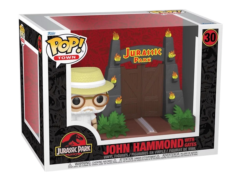 Funko Pop! Town Jurassic Park John Hammond with Gates Target Exlusive Figure #30