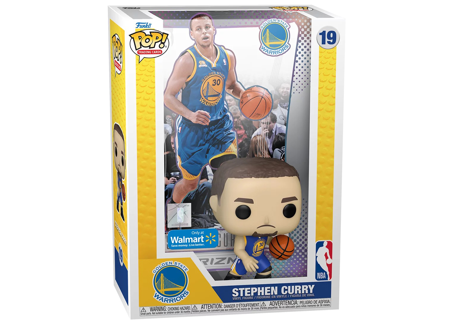 Funko Popsies NBA Stephen Curry Pop-Up Message You're A Champion!/New