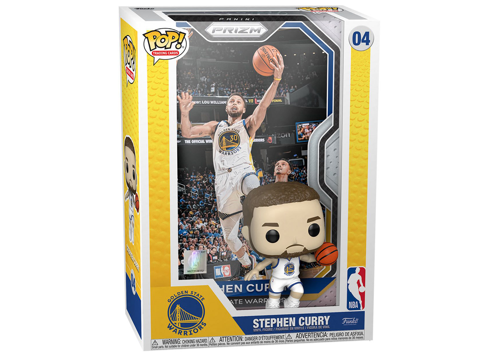 Funko Pop! Trading Cards NBA Panini Prizm Golden State Warriors Stephen  Curry Figure #04
