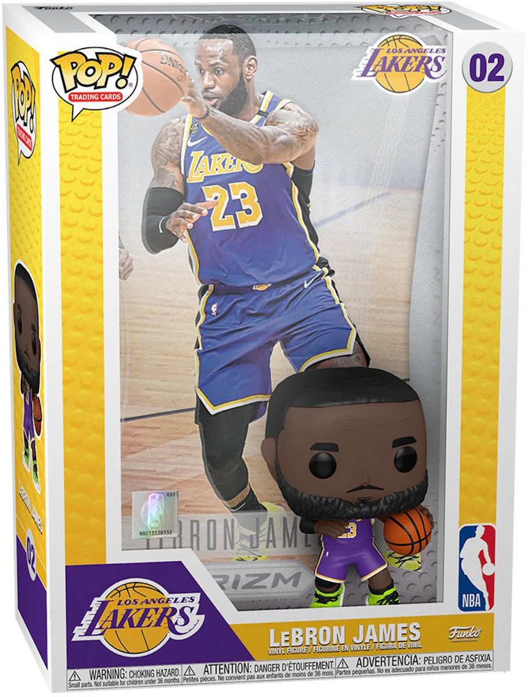 Funko Pop! Trading Cards NBA Panini Prizm Los Angeles Lakers LeBron James  Figure #02 - US
