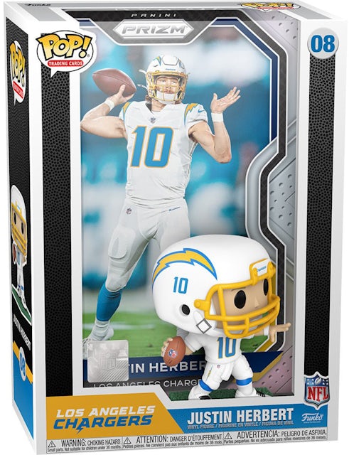 Funko Pop! Trading Cards NFL Panini Prizm Los Angeles Chargers Justin  Herbert Figure #08 - US