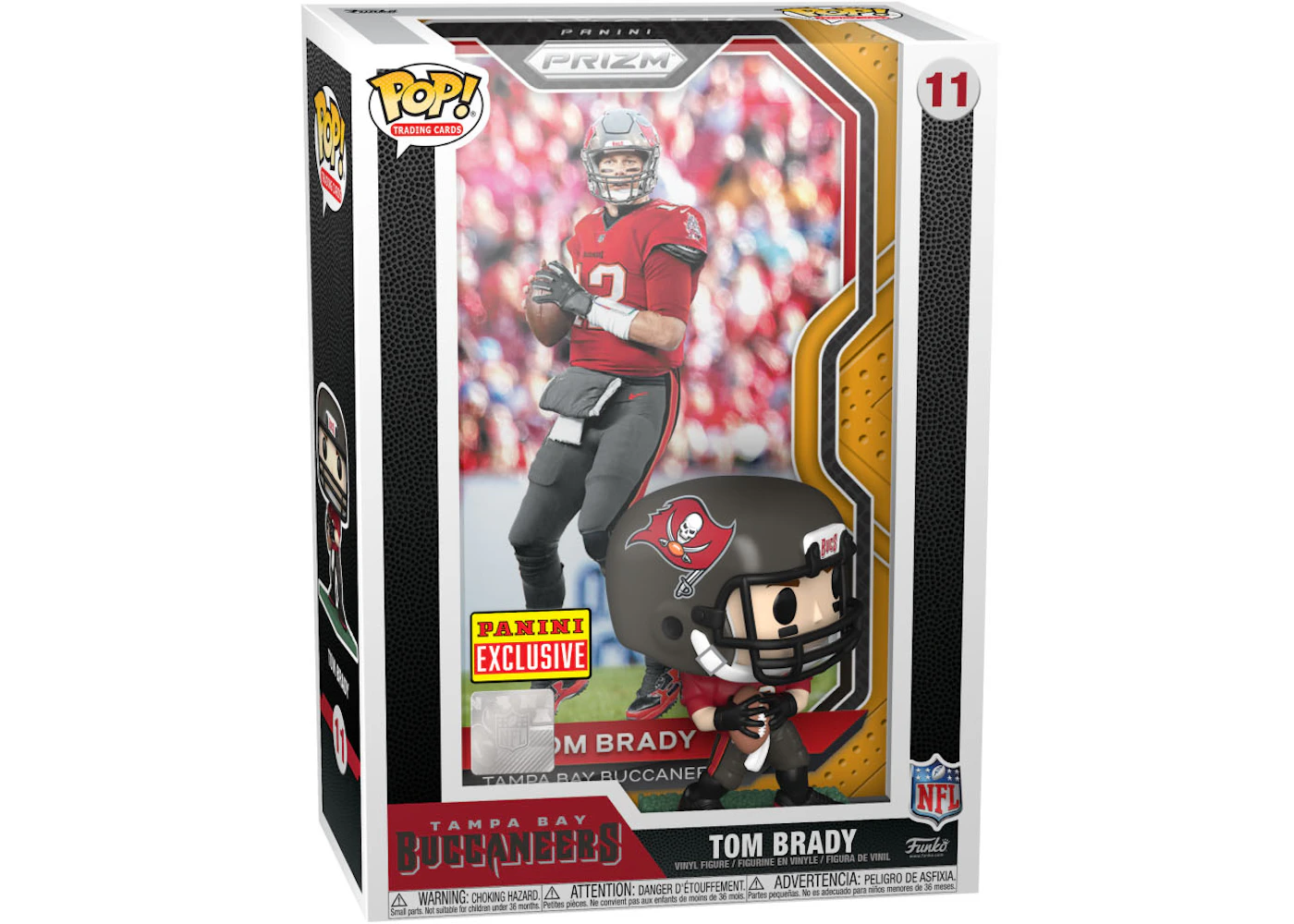 Funko Pop! Trading Cards Panini Prizm NFL Tampa Bay Buccaneers Tom ...