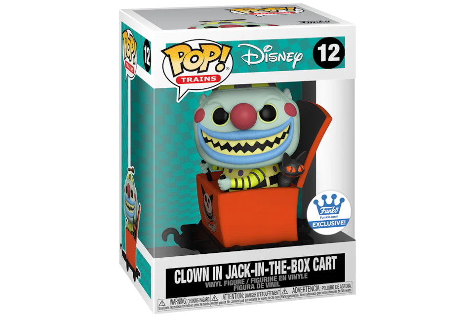Funko Pop! Trains Disney Clown In Jack-In-The-Box Cart Funko Shop Exclusive Figure #12