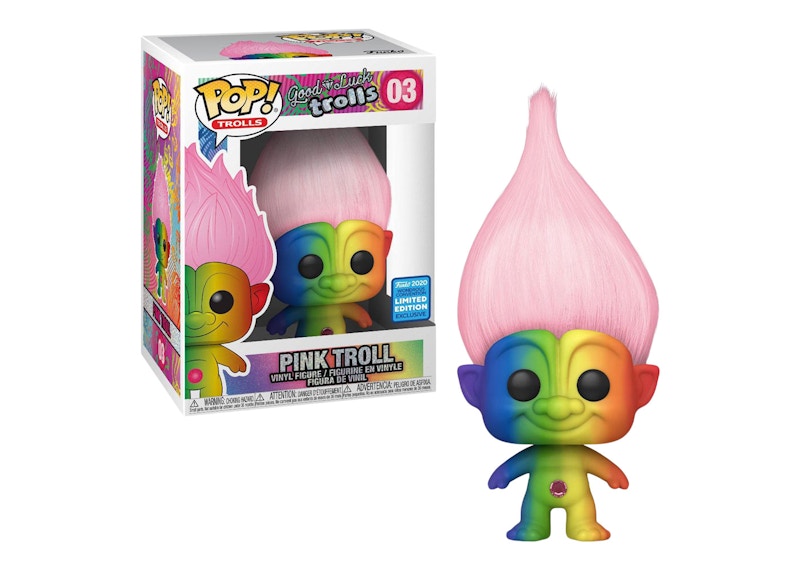 Funko Pop! Trolls Good Luck Trolls Pink Troll Wonderous Convention