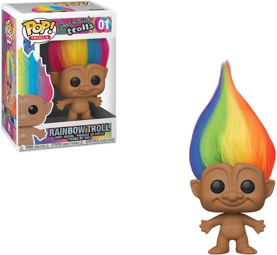 Funko Pop! Trolls Good Luck Trolls Rainbow Troll 10 Inch Figure #01 - US