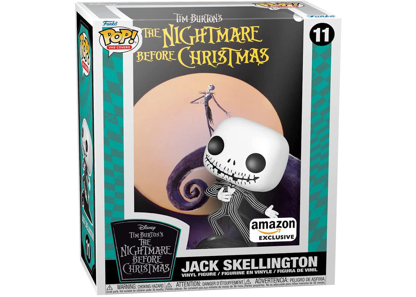 Funko Pop Vhs Covers The Nightmare Before Christmas Jack Skellington Amazon Exclusive Figure 11 Us Funko Pop Vhs Covers The Nightmare Before Christmas Jack Skellington Amazon Exclusive Figure 11 Us