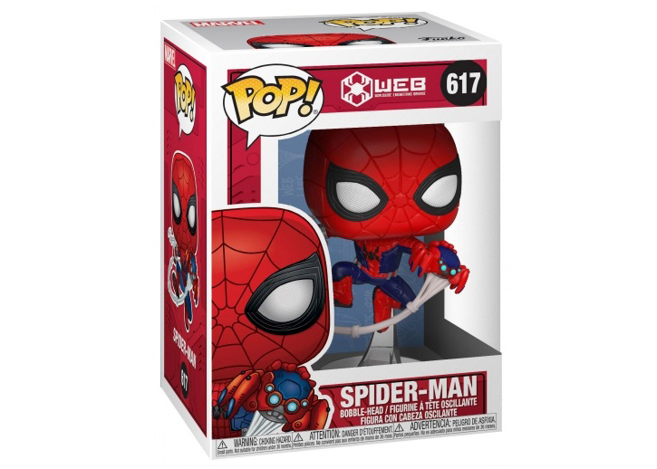 Funko Pop! WEB Spider-Man Disney Exclusive Bobble-Head Figure #617 