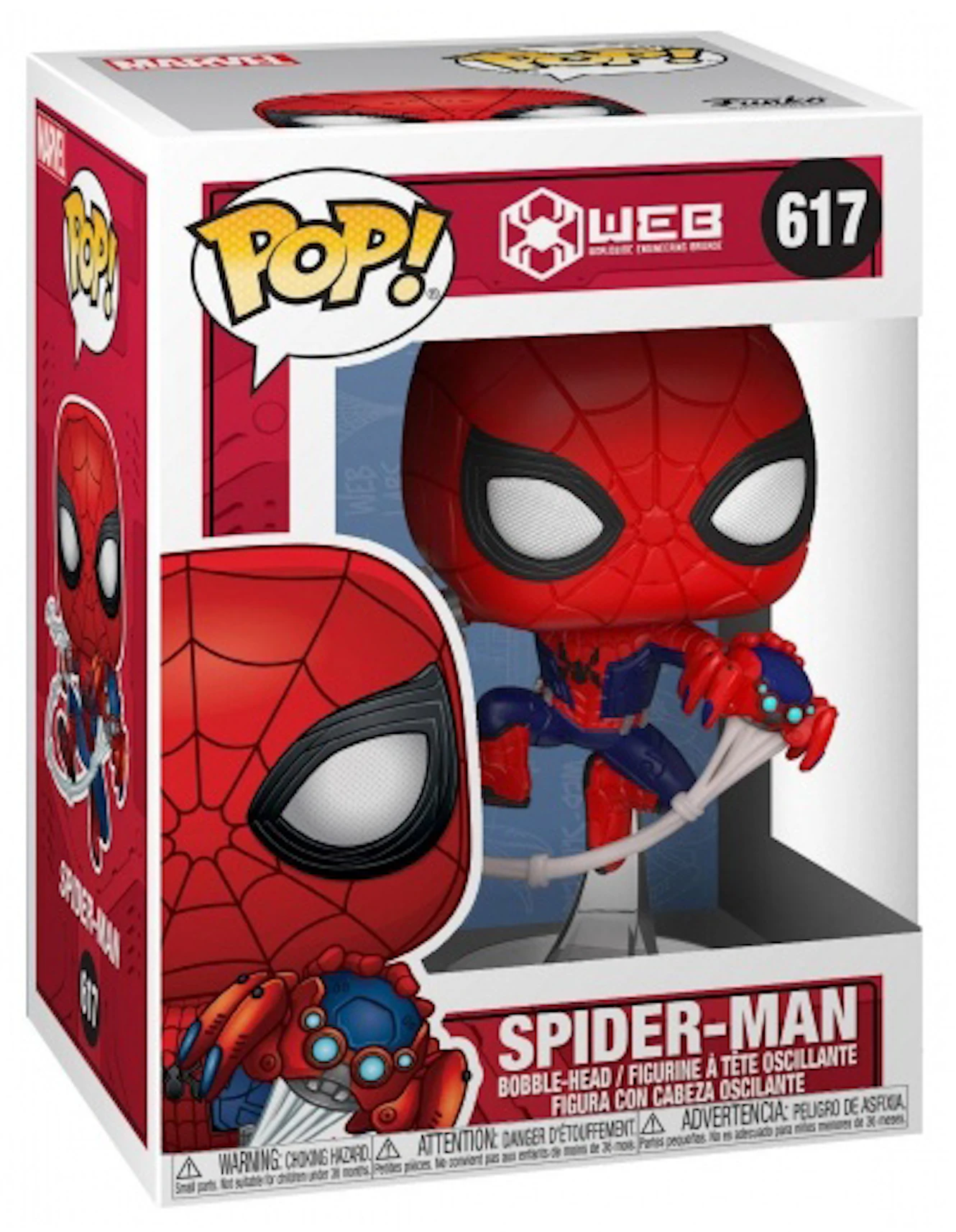 Funko Pop! WEB Spider-Man Disney Exclusive Bobble-Head Figure #617 - US