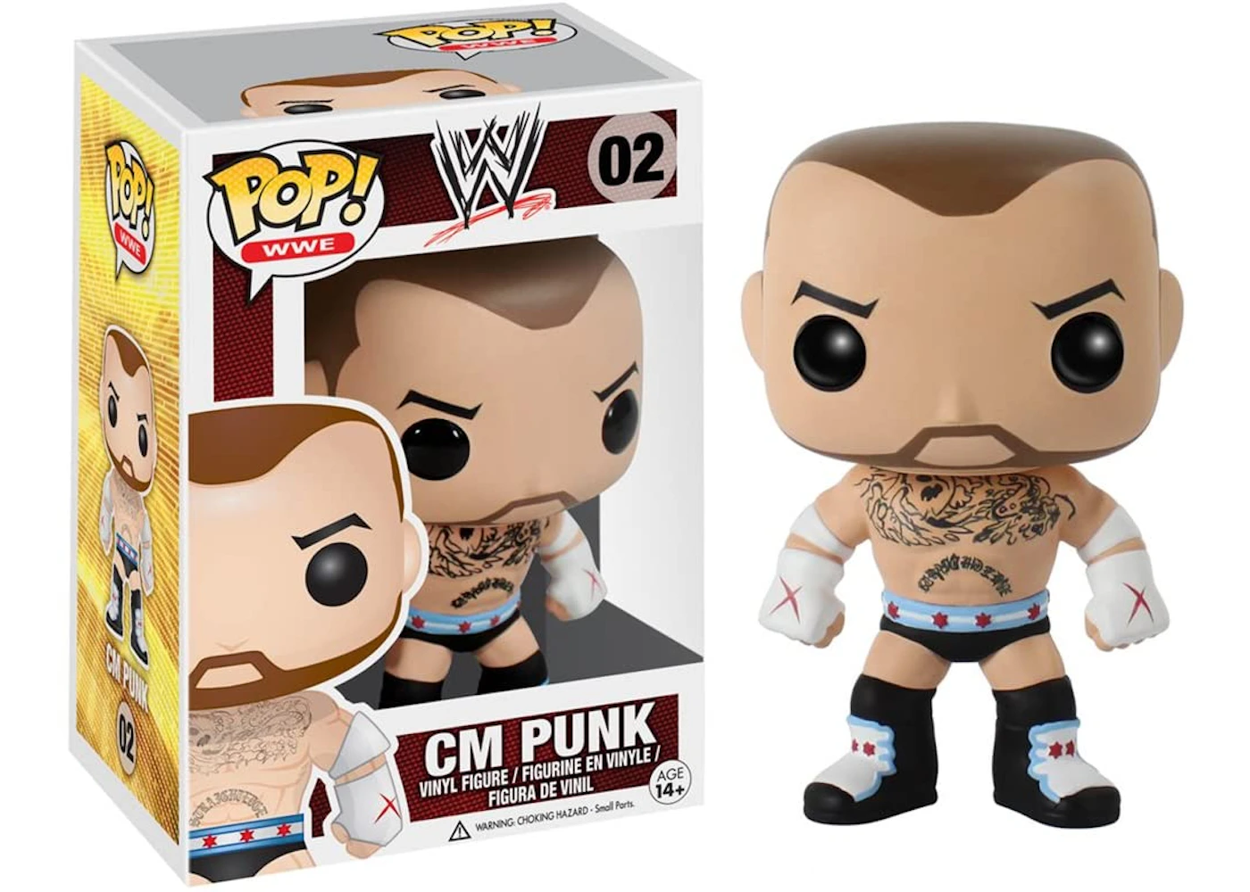 Funko Pop! WWE CM Punk Figure 02 US