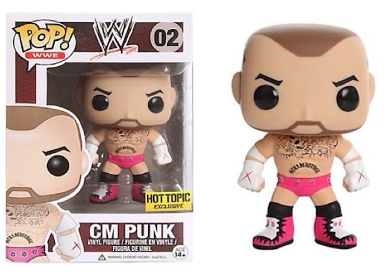 wwe funko pop cm punk