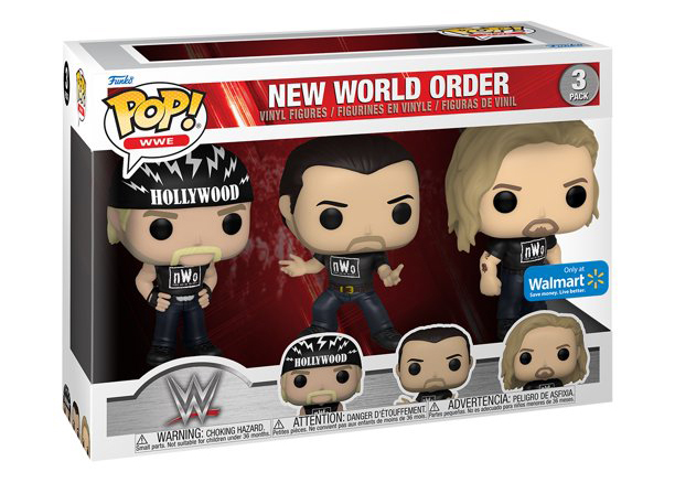 Funko Pop! WWE New World Order (N.W.O.) Walmart Exclusive 3-Pack