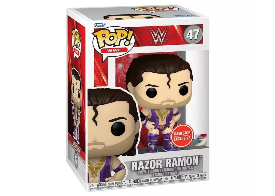 Funko Pop! WWE Razor Ramon GameStop Exclusive Figure #47