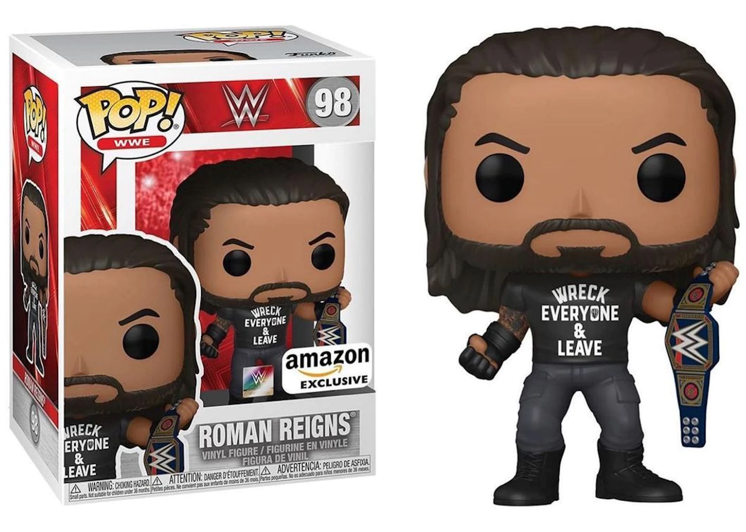 Funko Pop! WWE Roman Reigns Amazon Exclusive Figure #987 - US