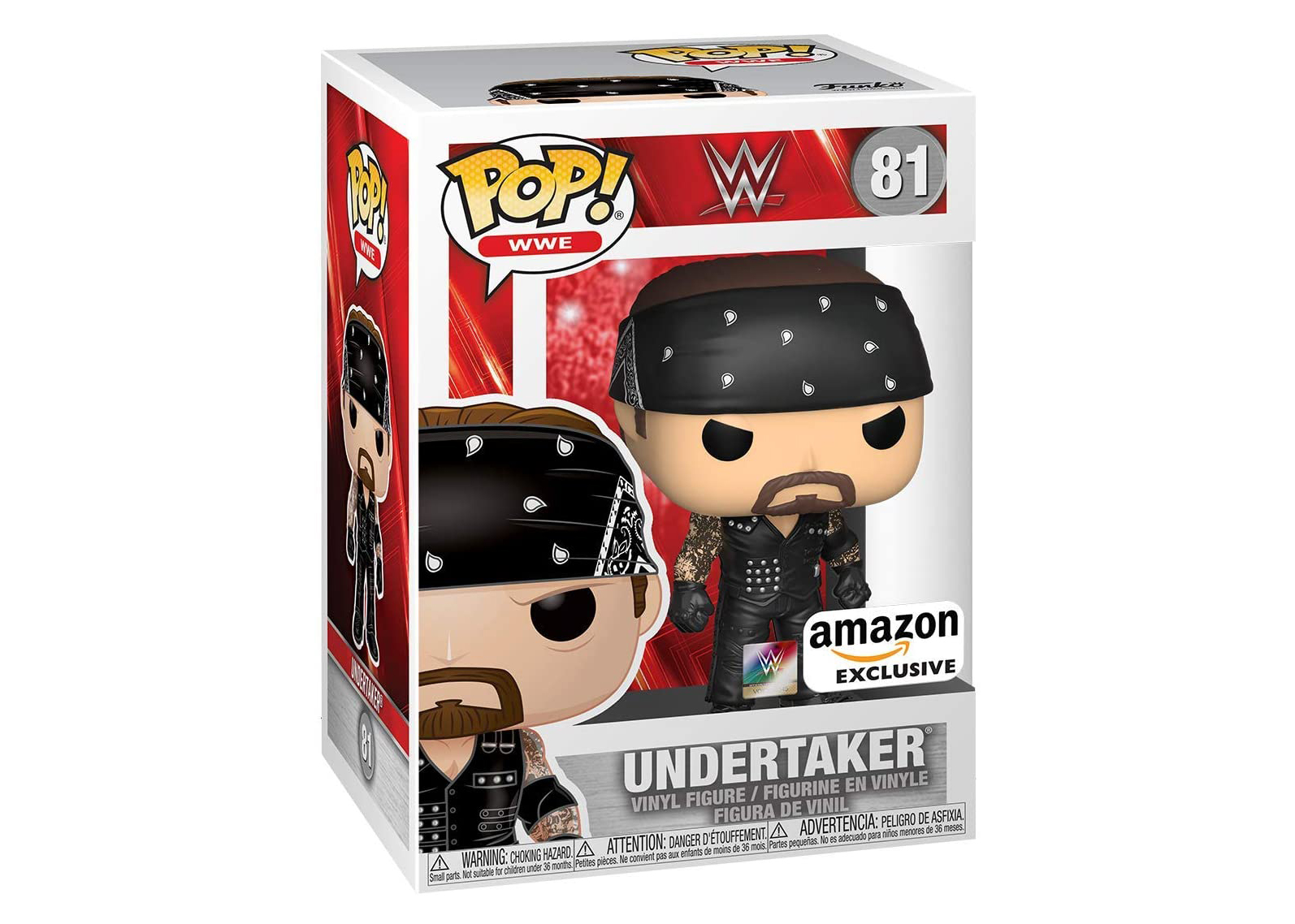 Funko Pop! WWE The Undertaker Amazon Exclusive Figure #81