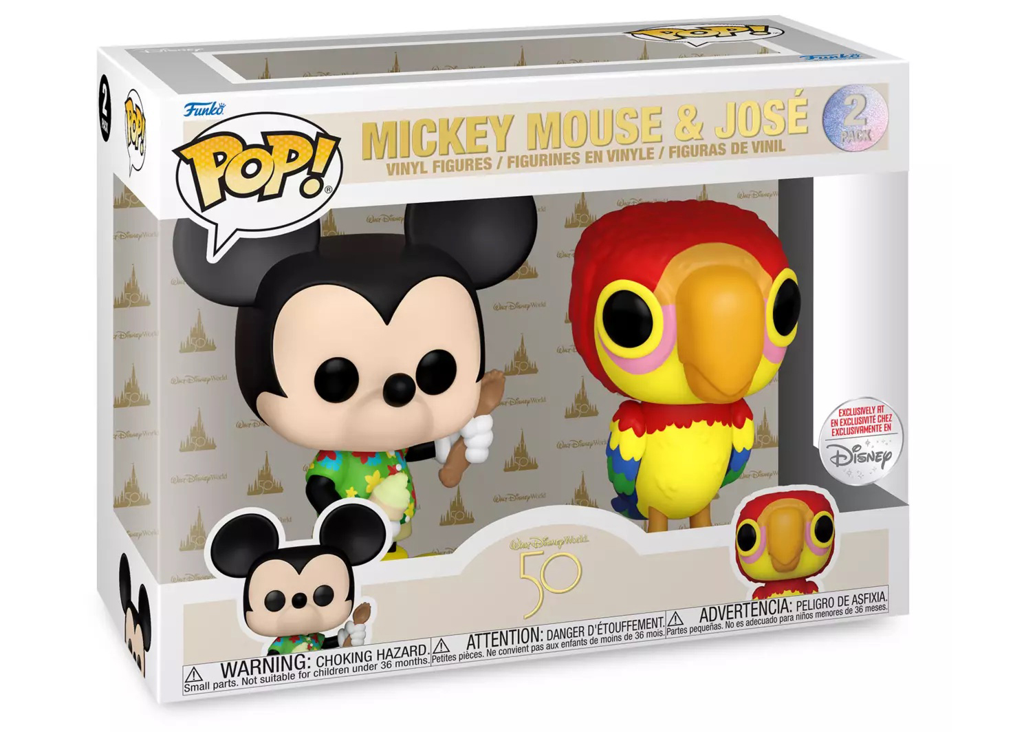 Funko Pop! Walt Disney World 50th Anniversary Mickey Mouse & Jose