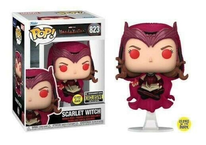 Funko Pop! Wanda Vision: Scarlet Witch (Glow)(Entertainment Earth) Figure #823