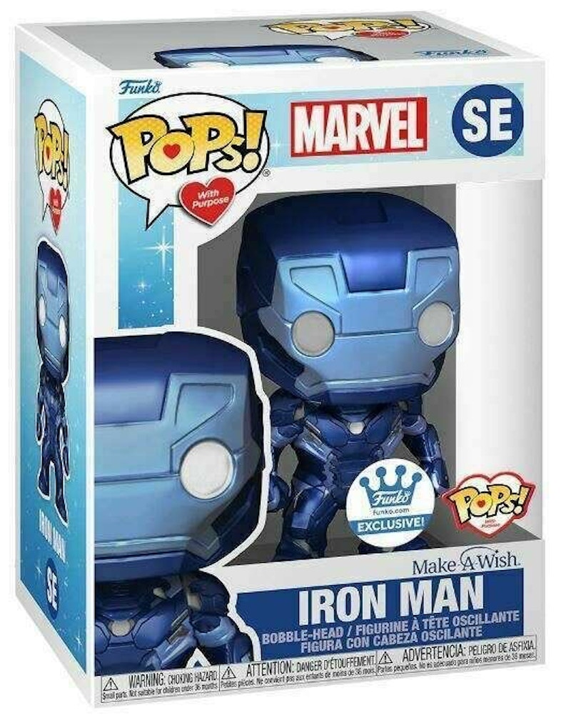 Funko Pop! With Purpose: Marvel Iron Man (MakeAWish) Figure #SE