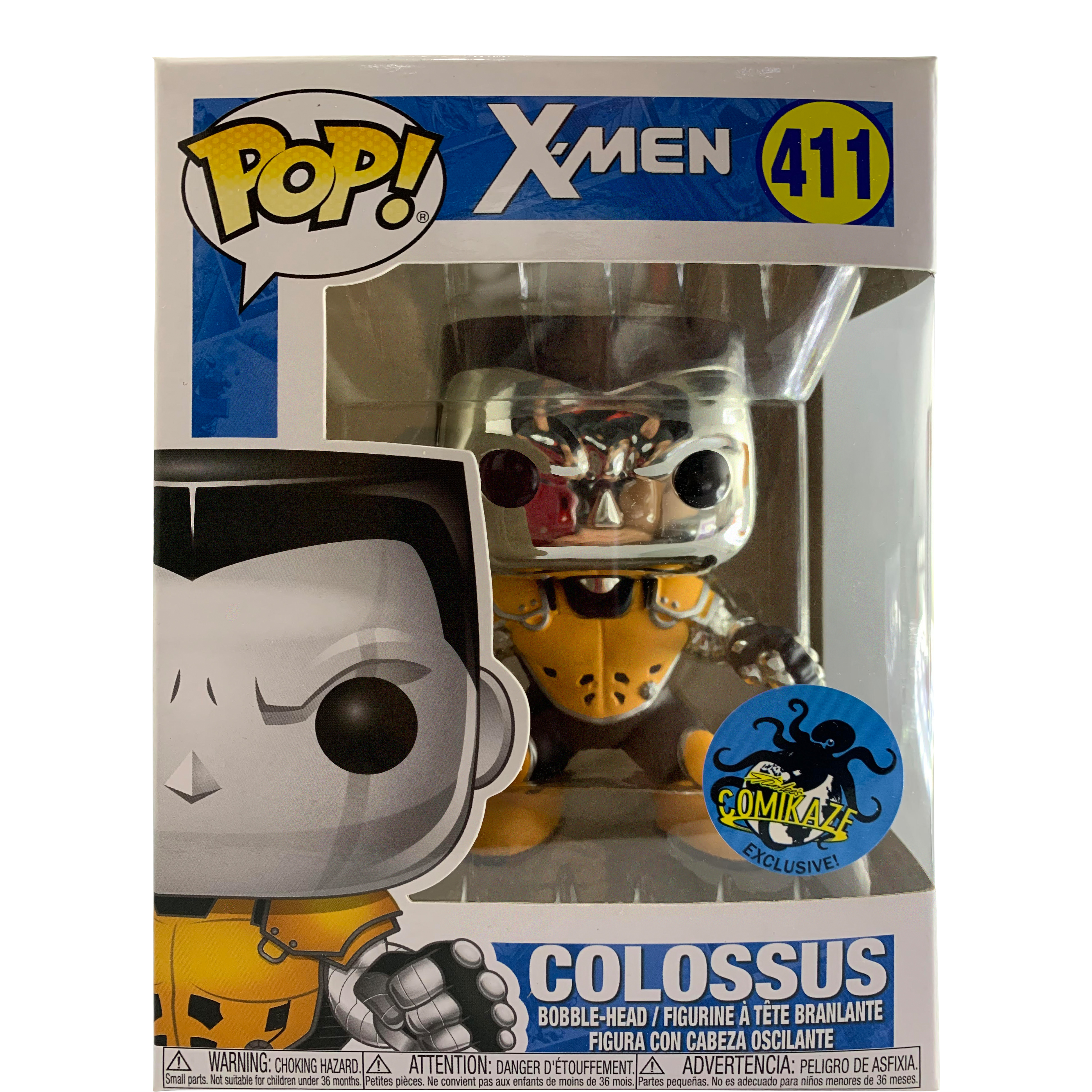 Funko Pop! X-Men Colossus Comikaze Exclusive Bobble-Head Figure 