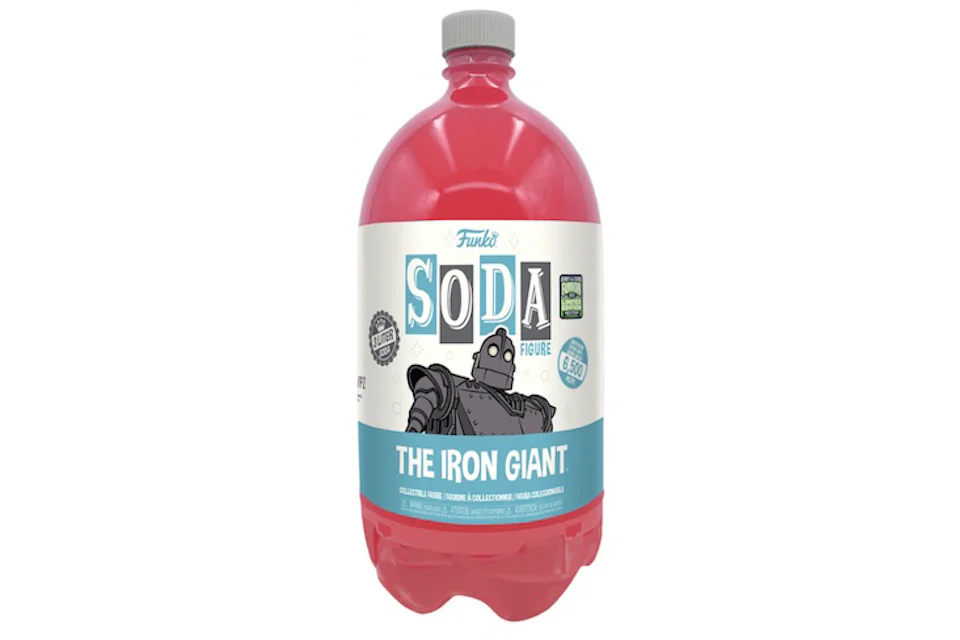 Funko Soda 3-Liter The Iron Giant 2022 Funkon HQ 5 Year Anniversary Exclusive Figure Sealed Bottle